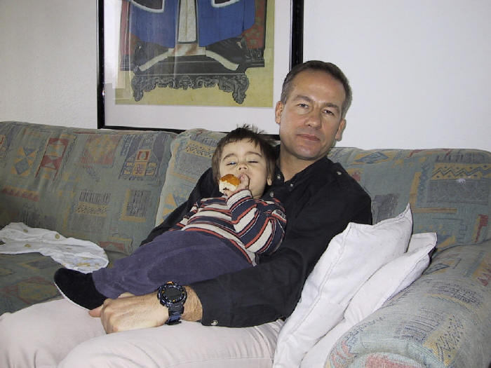 With Dad